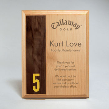 Two-Tone Wood Plaque