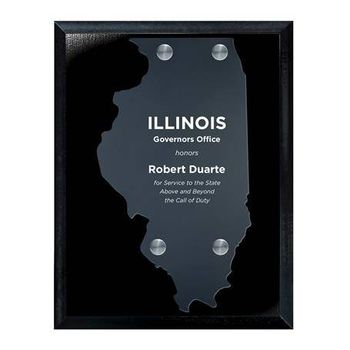 *NEW* Plaque with Frosted Acrylic State Cutout (All 50 States Available!)
