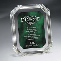 *NEW* Diamond Carved Octagon Plaque