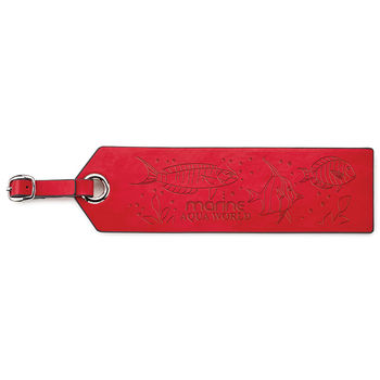 Ginormous Easy-To-Spot Faux Leather Luggage Tag