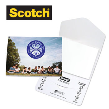 *NEW* Scotch&reg; Custom Printed Lint Sheets Pocket Pack