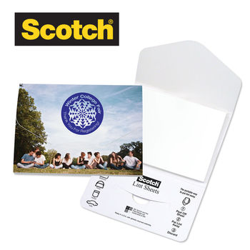 Scotch&reg; Custom Printed Lint Sheets Pocket Pack