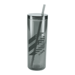 16 oz Tumbler with Straw Made from Recycled Acrylic