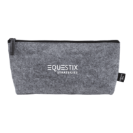 *NEW* 9 x 5 Zippered Accessory Pouch Made from Recycled Felt Fabric - 1% of Sales Donated to Eco Nonprofits