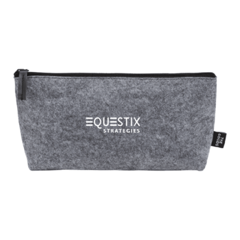 *NEW* 9” x 5” Zippered Accessory Pouch Made from Recycled Felt Fabric - 1% of Sales Donated to Eco Nonprofits