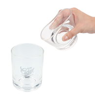 *NEW* Silipint Silicone 12 oz Clear Rocks Glass Will Not Break, Crack, Chip, Fade or Scratch and is Microwave, Dishwasher and Freezer-Safe
