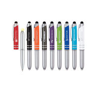 Executive Ballpoint Stylus Pen with LED Light (Separate Tips)