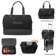 *NEW* Weekender Travel Bag with Drop Bottom and Trolley Sleeve Fits Over Your Carry-on Luggage
