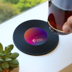Vintage Record Coaster is Perfect for a Nashville or any Music-Themed Event 