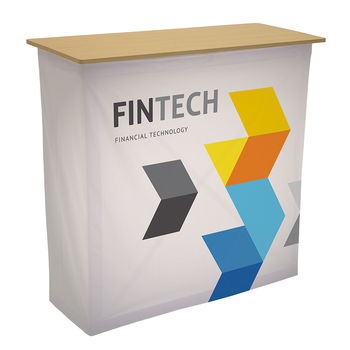 42” Multi-Functional Countertop Pop-Up Display with Full-Color is Easy to Setup and Take Down and is Perfect for Events