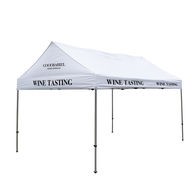 *NEW* 15 Aluminum Frame Gable Event Tent Kit with 4 Imprint Locations and a Lifetime Frame Warranty