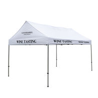 15� Aluminum Frame Gable Event Tent Kit with 4 Imprint Locations and a Lifetime Frame Warranty