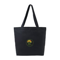 *NEW* Recycled Cotton Shopper Tote with Interior Zip Pocket Has Traceable Fiber Particles Allowing You To Track and Validate Impact From Its Origin 