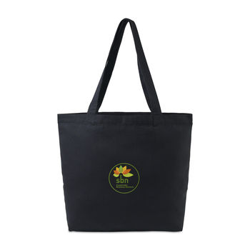 *NEW* Recycled Cotton Shopper Tote with Interior Zip Pocket Has Traceable Fiber Particles Allowing You To Track and Validate Impact From Its Origin 