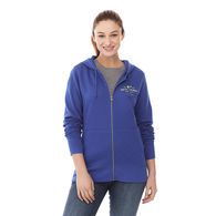 Quick Ship LADIES' Ultra Soft Fleece Full Zip Hoodie Sweatshirt with Thumbholes - BETTER