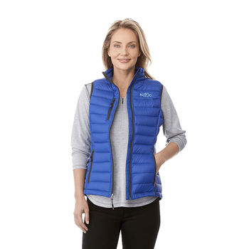 Quick Ship Ladies' Water Repellent Vest - Goose Down Insulation