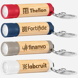 *NEW* Bamboo LED Flashlight with Keyring