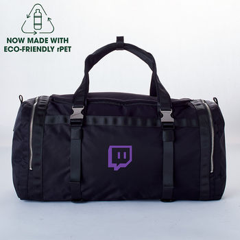 *NEW* 20" Water-Repelling Duffel has Extra Deep Compartments, Easy-Carry Handles is Made from Recycled Polyester and Holds 13” Laptops