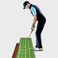 *NEW* 9 Golf Putting Green Trainer with Ball Return is a Great Tradeshow Booth Traffic Builder or Executive Gift 