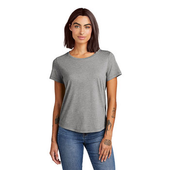 Allmade&reg; Women’s Eco Tri-Blend Scoop Neck Tee (50% Recycled Water Bottles, 25% Organic Cotton, 25% Sustainable Modal) is the Unicorn of Women’s Tees!
