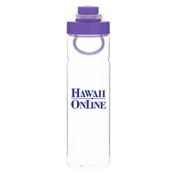 *NEW* 25 oz Single-Wall Dishwasher-Safe Bottle with a Carrying Handle and Sanitary Hinged Cap to Keep the Cooties Out 