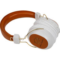 Bluetooth Headphones Have a Retail Look and are Earth-Friendly - Made from Recycled Faux Leather and Recycled Plastic