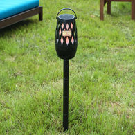 *NEW* 10W Waterproof Bluetooth Speaker Lantern with Flame Lighting Effect and Outdoor Stake or Top Handle for Hanging