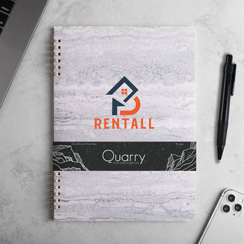 7" x 9.75" Ring Bound Notebook with Eco-Friendly Stone Paper that is Waterproof, Tear-Resistant and Won't Smudge