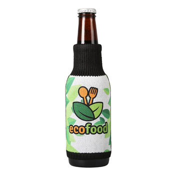 Stretchy Tall Beverage Sleeve Made from 93% Ocean-Bound Recycled Plastic Fits an Array of Taller Size Cups, Cans, or Bottles – Even Wine Bottles