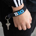 1" Soft Neoprene Wrist Strap Keychain with Full-Color Printing