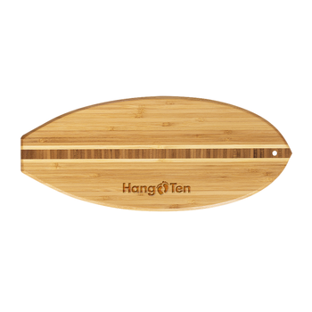 Surfboard Shaped Bamboo Board is Perfect Gift for Attendees at Warm Weather Events