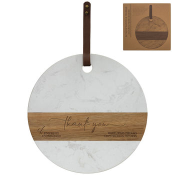 *NEW* Acacia Wood & Marble Charcuterie Board