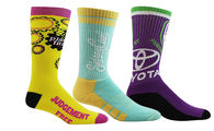 *NEW* SAVER Calf-Height Athletic Sock with All-Over Knit-In Design - Overseas