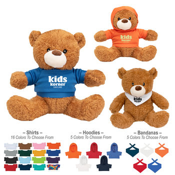 *NEW* 6" Hot & Cold Pack Bear Soothes Aches & Pains - Warm In Microwave Or Cool In Freezer 