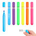 Chisel-Tip Highlighter with Fidget Roller Ball on the End Encourages Focus