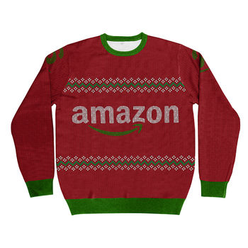 *NEW* “Ugly” Christmas Holiday Soft Sweater with a Full-Color Jacquard Weave (Air Shipping)