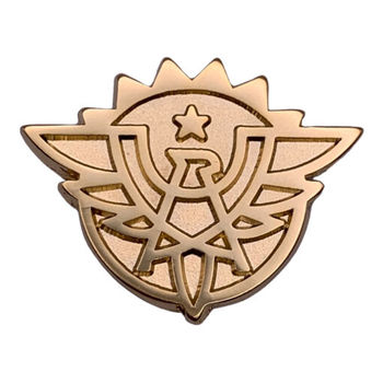 USA-Made Lapel Pins - 3/4" Jewelry Cast Polished & Sandblasted (Custom Shape) GOOD