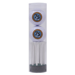 *NEW* Golf Kit: 2 Balls, 8 Wood Tees in a Clear Tube