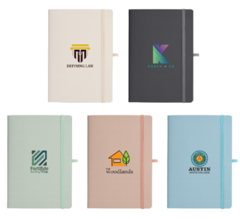 *NEW* 5.5” x 8” Perfect Bound Eco-Friendly Notebook with Stone Paper that is Waterproof, Tear-Resistant and Won't Smudge