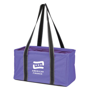 *NEW* 17" x 9.5" x 9" Utility Tote with Wire Rim for Shape and Function