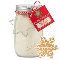 *NEW* Mason Jar Cookie Kit - Sugar Cookies with a Mini Snowflake Shaped Cookie Cutter is Fun for the Whole Family