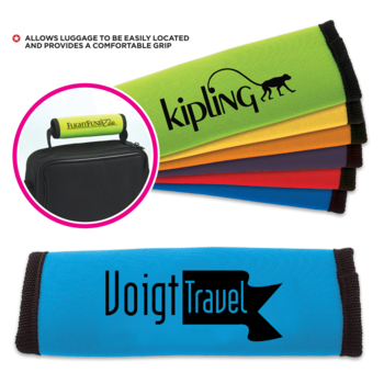 *NEW* Colorful Luggage Grip Identifier Fits Over Bag Handles for Easy Identification