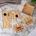 *NEW* Bamboo 6-in-1 Cheese Board Set - Tray, Wine Glass Caddy, Utensils and Holder