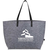 *NEW* 23 x 14 x 7 Shoulder Tote with Large Opening is Made from 100% Recycled Plastic - 1% of Sales Donated to Eco Nonprofits