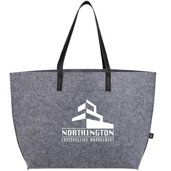 *NEW* 23” x 14” x 7” Shoulder Tote with Large Opening is Made from 100% Recycled Plastic - 1% of Sales Donated to Eco Nonprofits