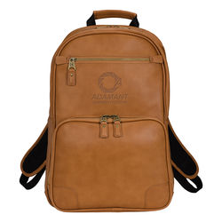 *NEW* 18” Faux Leather Weighty Backpack Holds 14” Laptops and Feels (and Smells) like Real Leather 