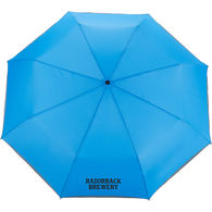 *NEW* 48 Arc Manual-Open Umbrella with Wind-Gust Proof Vented Canopy and Reflective Trim (13 Folded)