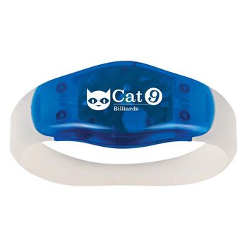 Safety Light WRIST Band Lights-Up and Flashes to Keep Low-Light Runners and Walkers Safe 