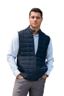 *NEW* Mens Poly/Spandex Quilted Contemporary Vest 