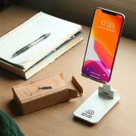 *NEW* Adjustable Fold-Flat Phone Stand with a Non-Slip Weighted Base - BETTER
